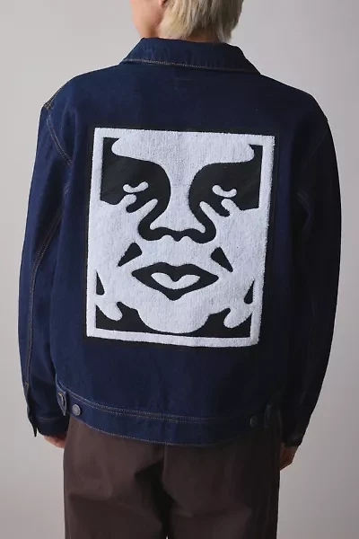 OBEY Icon Hardwork Zip-Up Denim Jacket
