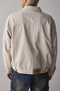 OBEY Stripe Zip-Up Jacket