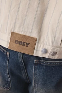 OBEY Stripe Zip-Up Jacket