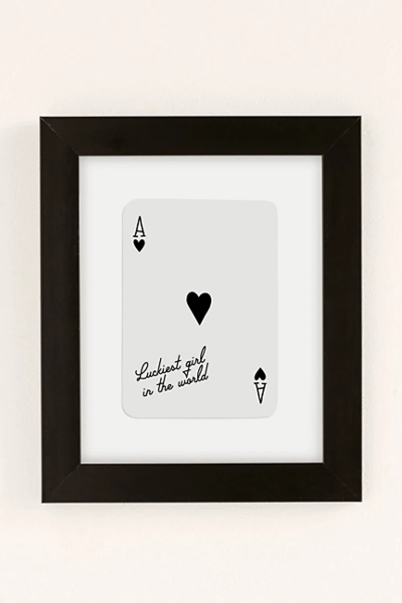 GS Print Shoppe Luckiest Girl Art Print