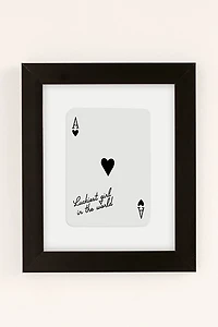 GS Print Shoppe Luckiest Girl Art Print