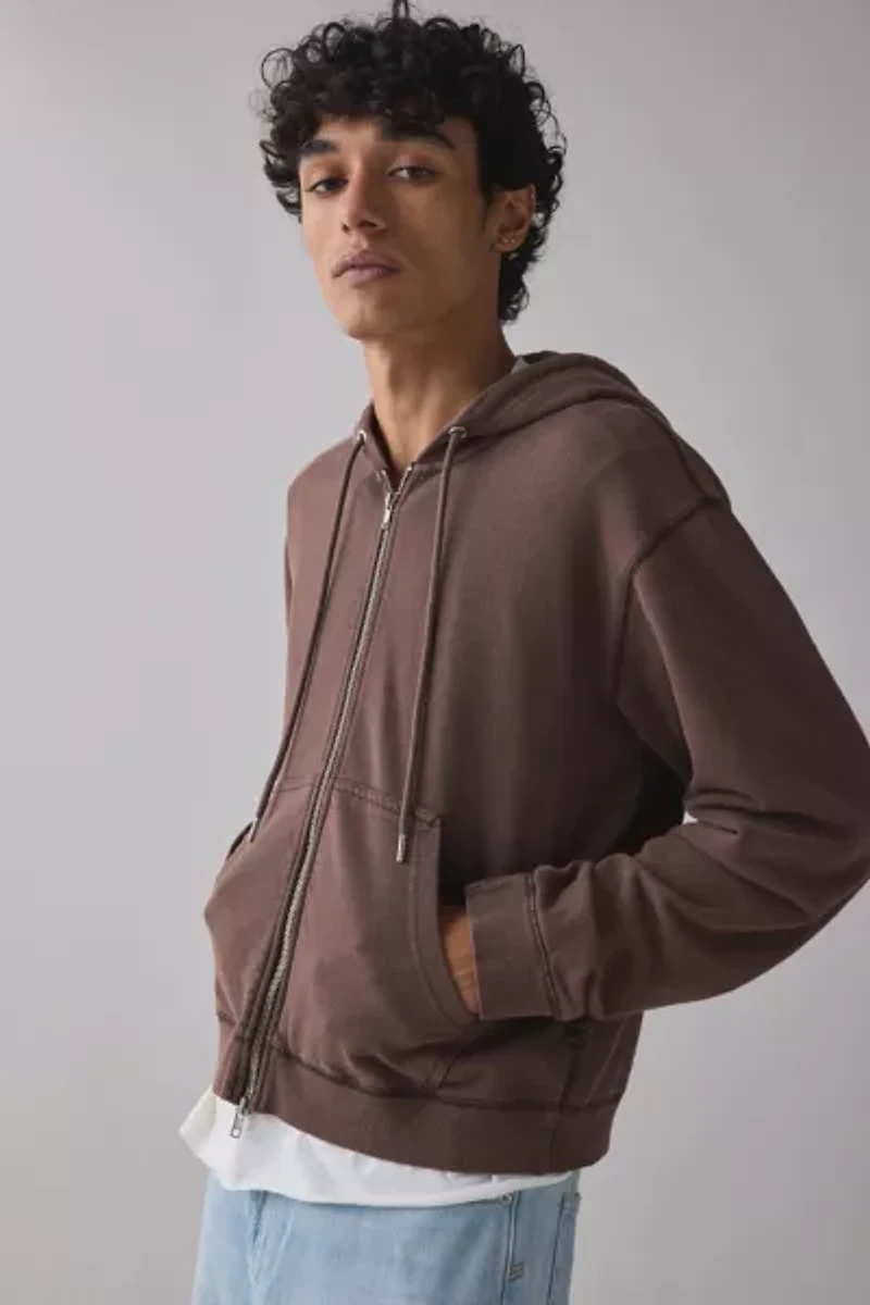 BDG Bonfire Graphic Full Zip Hoodie Sweatshirt