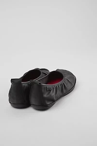 Camper Right Leather Pleated Ballerina Flat