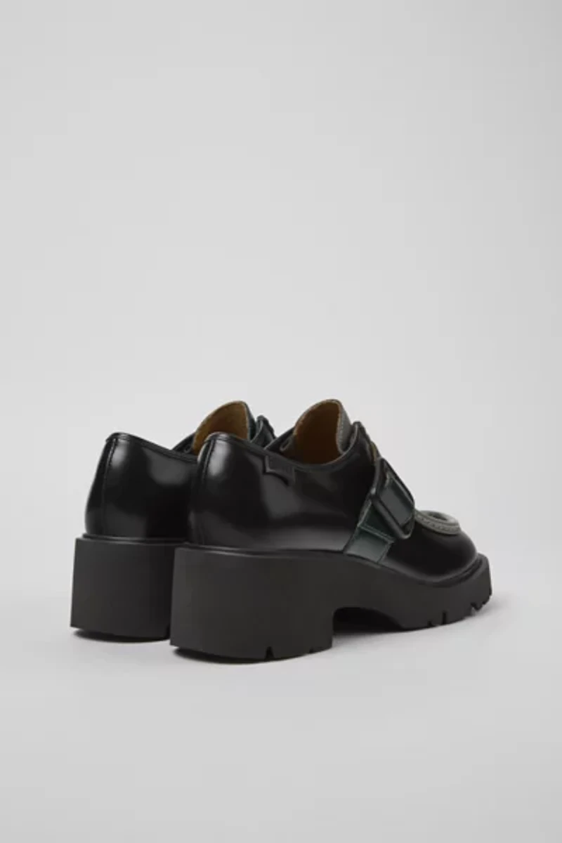 Camper Milah Leather Buckled Loafer
