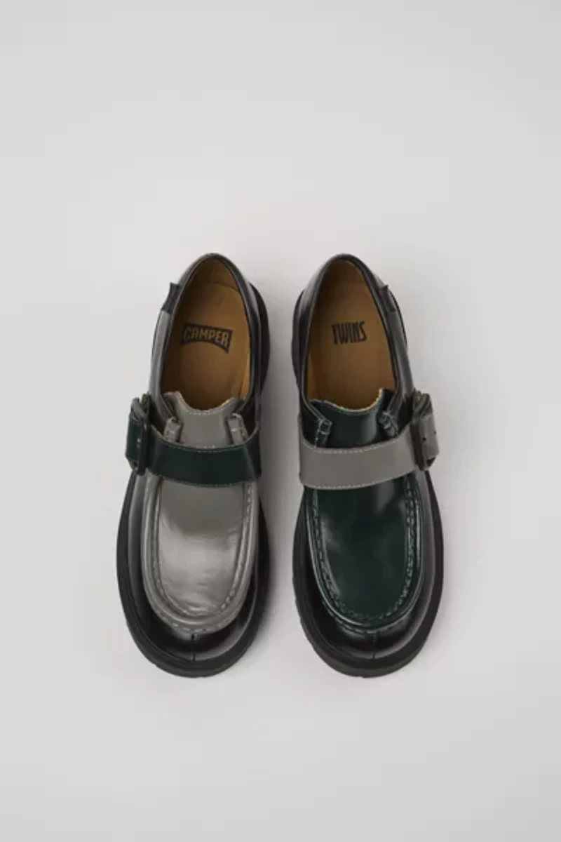 Camper Milah Leather Buckled Loafer