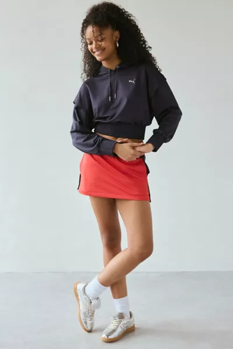 Puma X LaQuan Smith Cropped Hoodie Sweatshirt