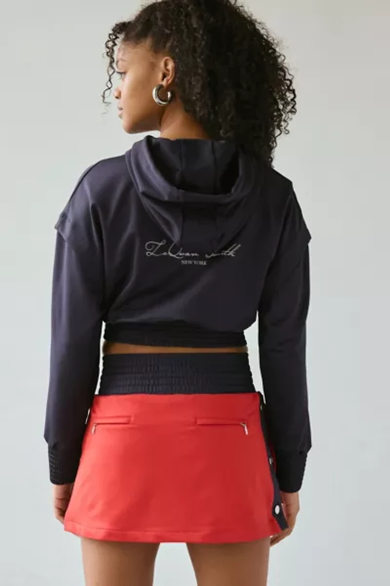 Puma X LaQuan Smith Cropped Hoodie Sweatshirt