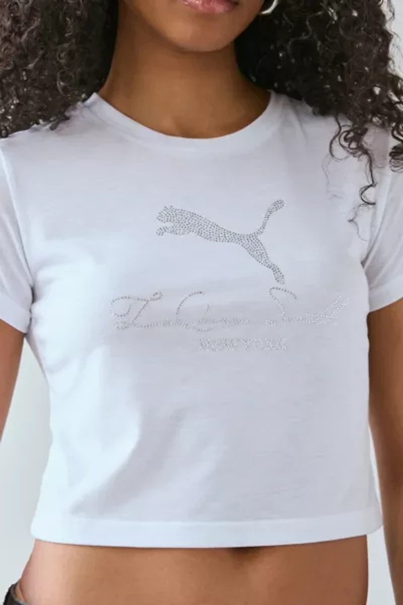 Puma X LaQuan Smith Cropped Baby Tee