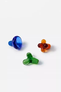Areaware Hobknob Bottle Stoppers Set