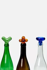 Areaware Hobknob Bottle Stoppers Set