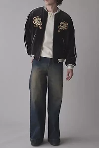 Deus Ex Machina Impermanent Reversible Velour Souvenir Jacket