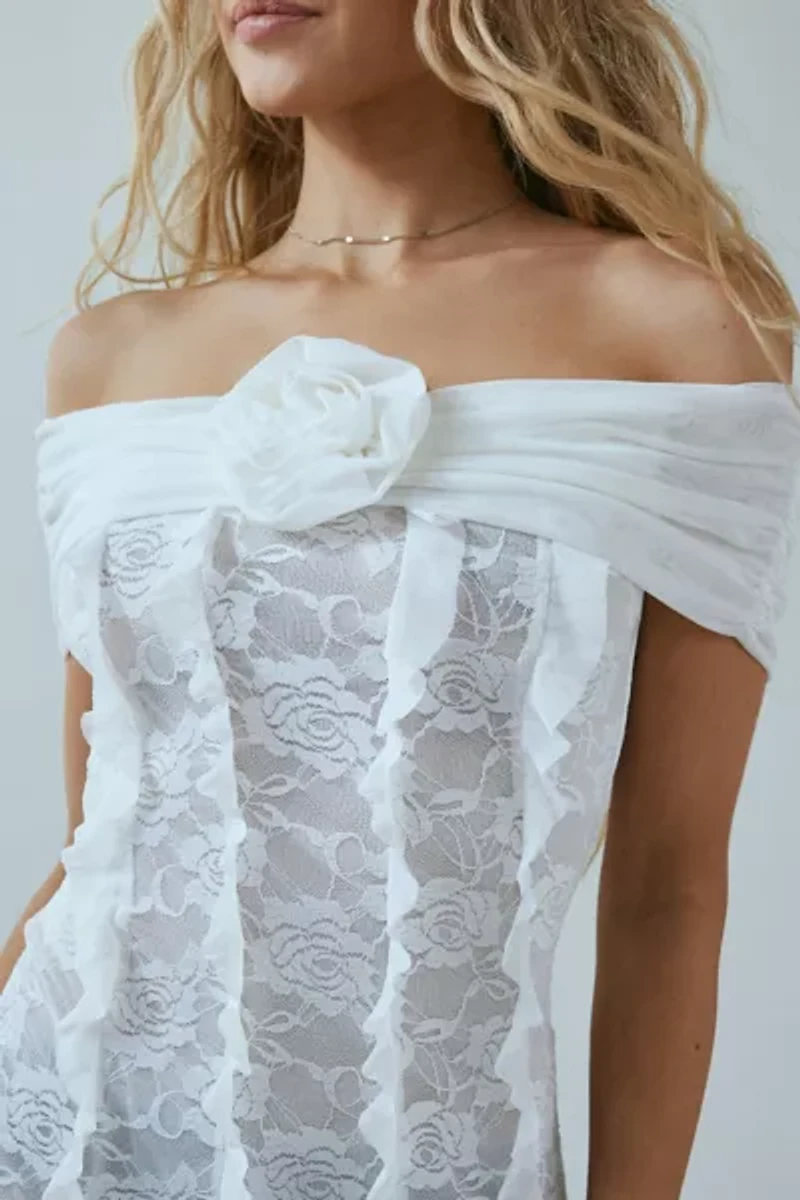 Fantastic Baby Meadow Lace Mini Dress