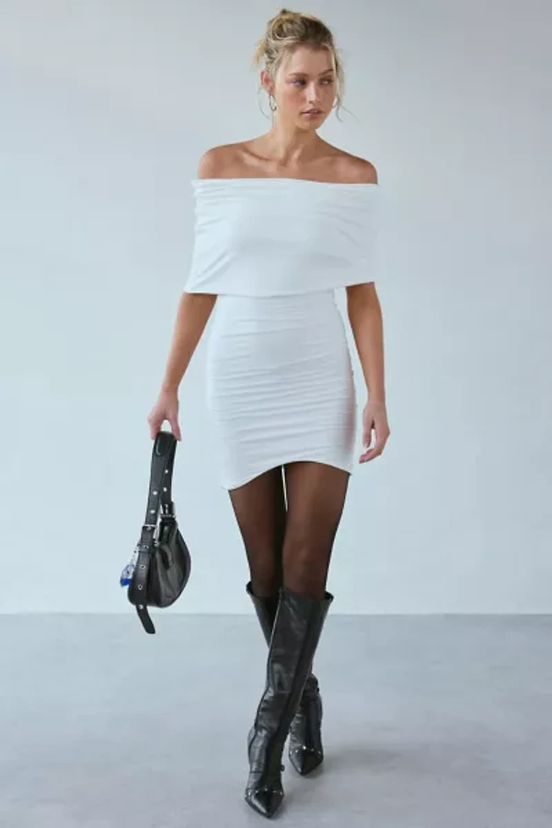 Fantastic Baby Alyssa Off-The-Shoulder Bodycon Mini Dress