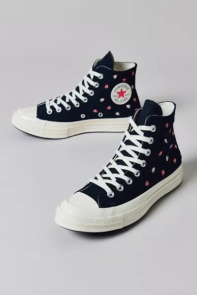 Converse Women's Chuck 70 Embroidered Strawberry High Top Sneaker