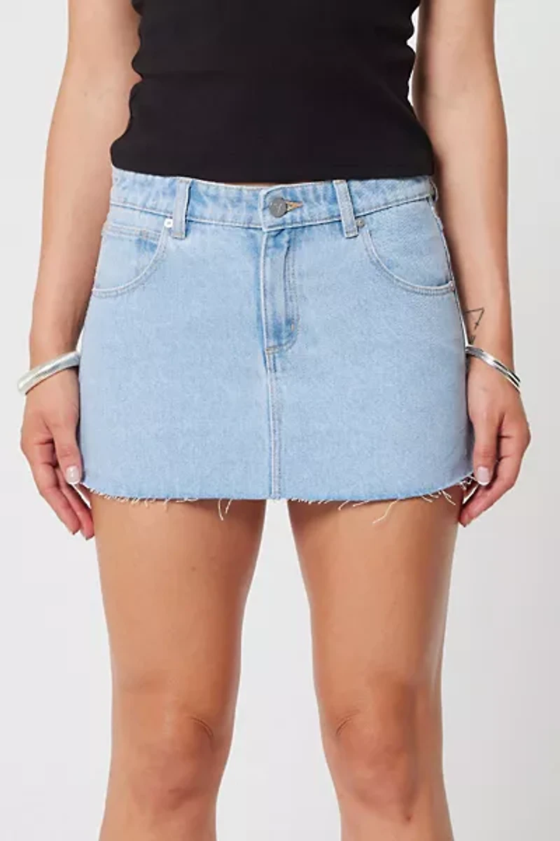 Abrand 99 Low Denim Mini Skirt