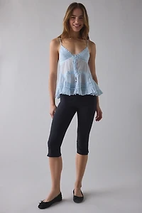 Kimchi Blue Tara Embroidered Cotton Babydoll Cami