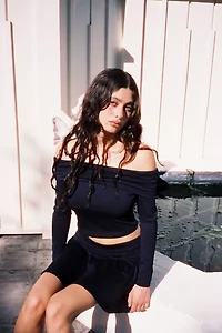 Gigi LA Bambi Foldover Mini Skirt
