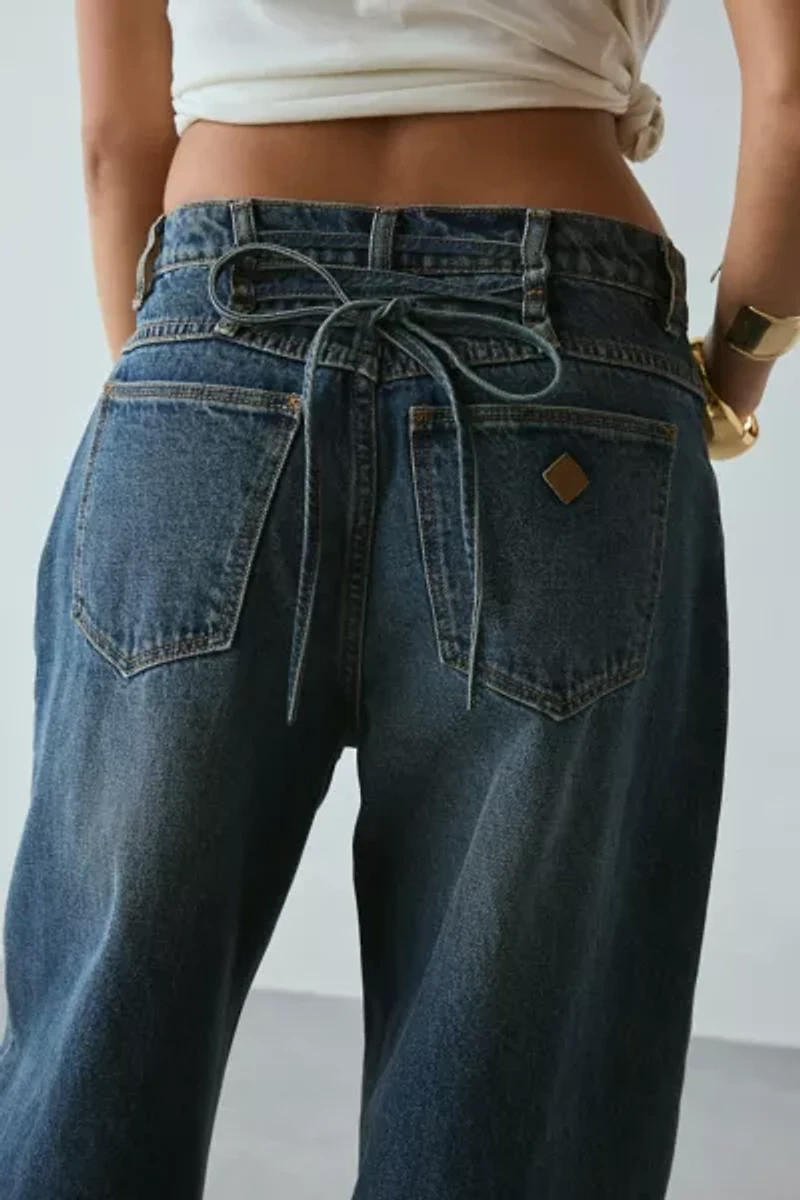 Abrand Cory 95 Laced Mid-Rise Super Baggy Jean