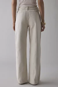 Abrand 99 Bone Baggy Tied-Up Jean