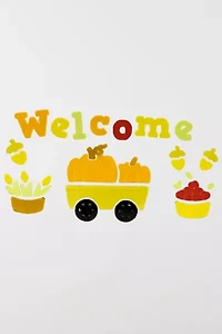 Fall Harvest Gel Window Cling Set