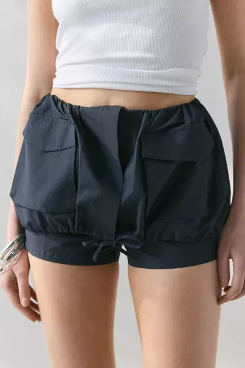 WMWM Navy Pockets Sporty Micro Short