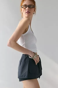 WMWM Navy Pockets Sporty Micro Short