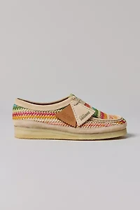 Clarks Women's Wallabee Multicolor Raffia Shoe
