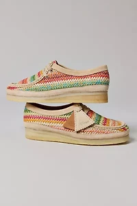 Clarks Women's Wallabee Multicolor Raffia Shoe
