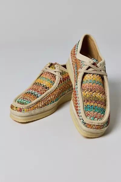 Clarks Wallabee Raffia Shoe