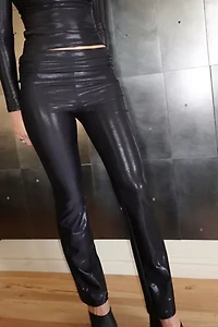 Gigi LA Melody Metallic Foldover Pant