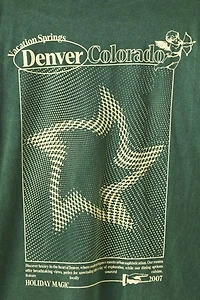Denver Colorado Washed Cotton Graphic Tee