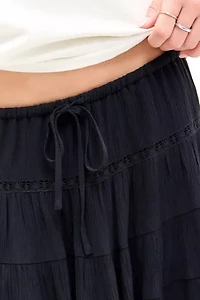 Kimchi Blue Ava Crinkle Midi Skirt