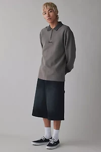 THRILLS Union Rugby Jacquard Long Sleeve Tee