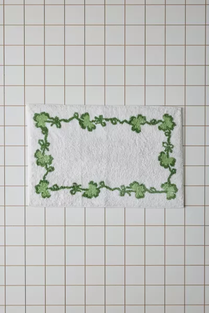 Lucky Clover Bath Mat