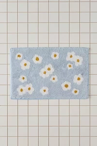 Meadowland Floral Plush Tufted Bath Mat