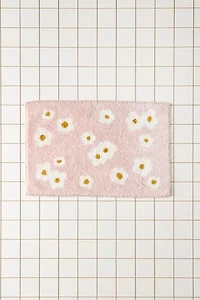 Meadowland Floral Plush Tufted Bath Mat