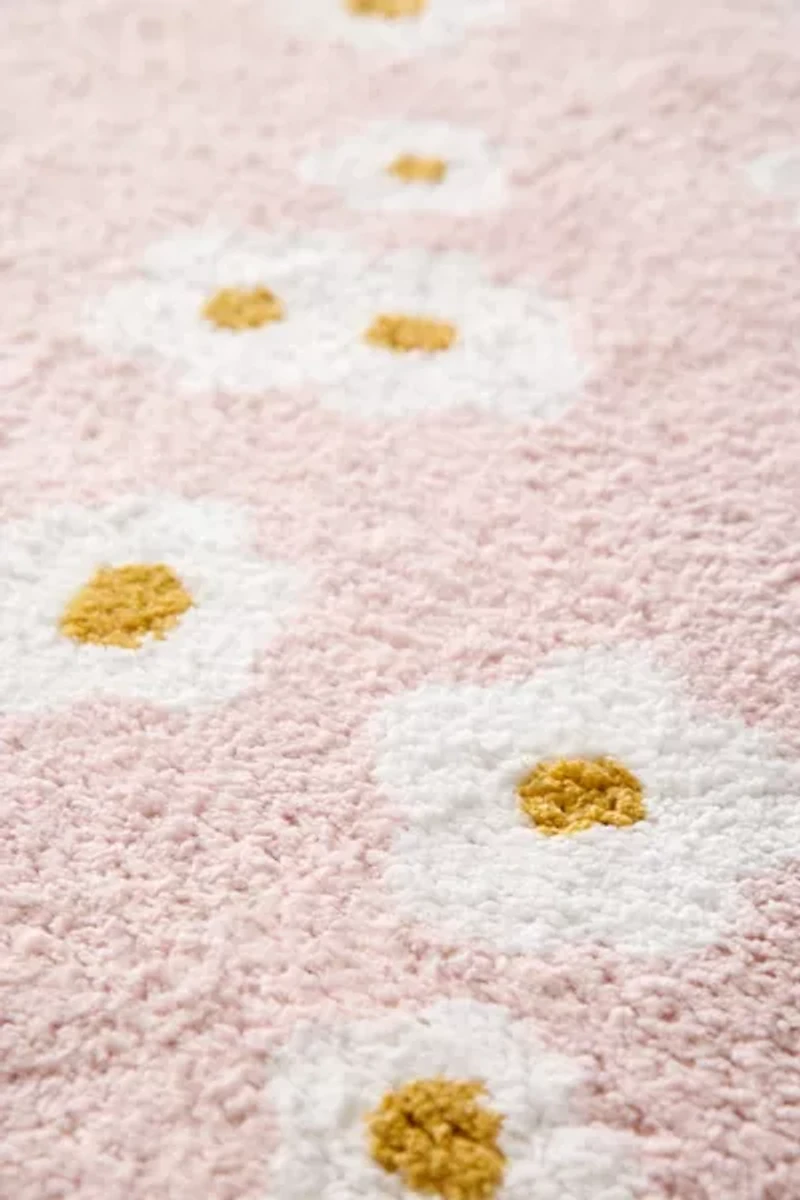 Meadowland Floral Plush Tufted Bath Mat