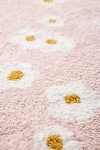 Meadowland Floral Plush Tufted Bath Mat