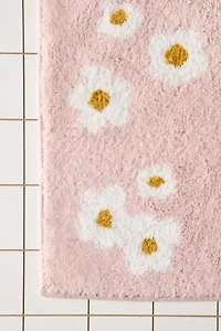 Meadowland Floral Plush Tufted Bath Mat
