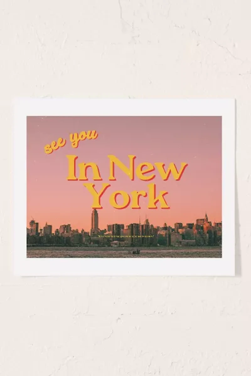 GS Print Shoppe See You In NYC Art Print