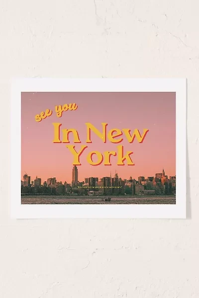 GS Print Shoppe See You In NYC Art Print
