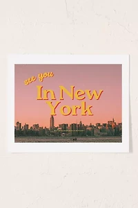 GS Print Shoppe See You In NYC Art Print
