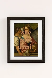 GS Print Shoppe She Said What Art Print