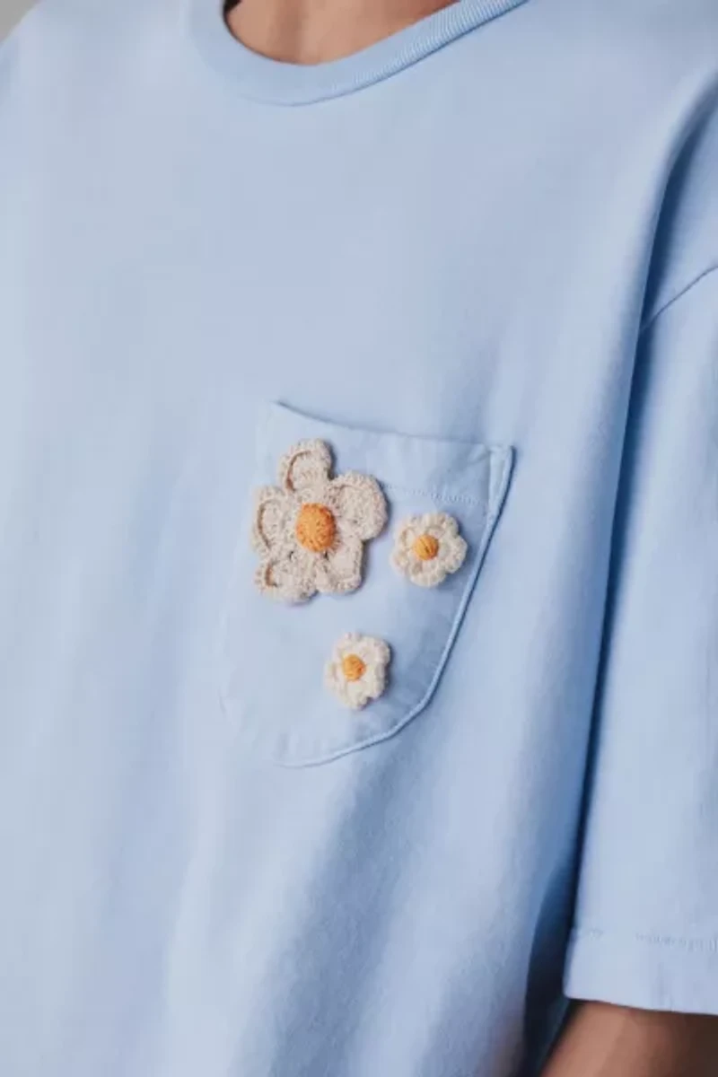 Monitaly Flower Pocket Tee