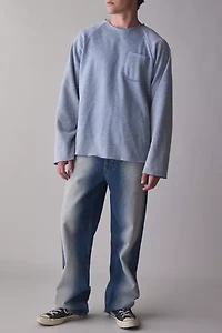 Monitaly Raglan Sleeve Crew Neck Sweatshirt