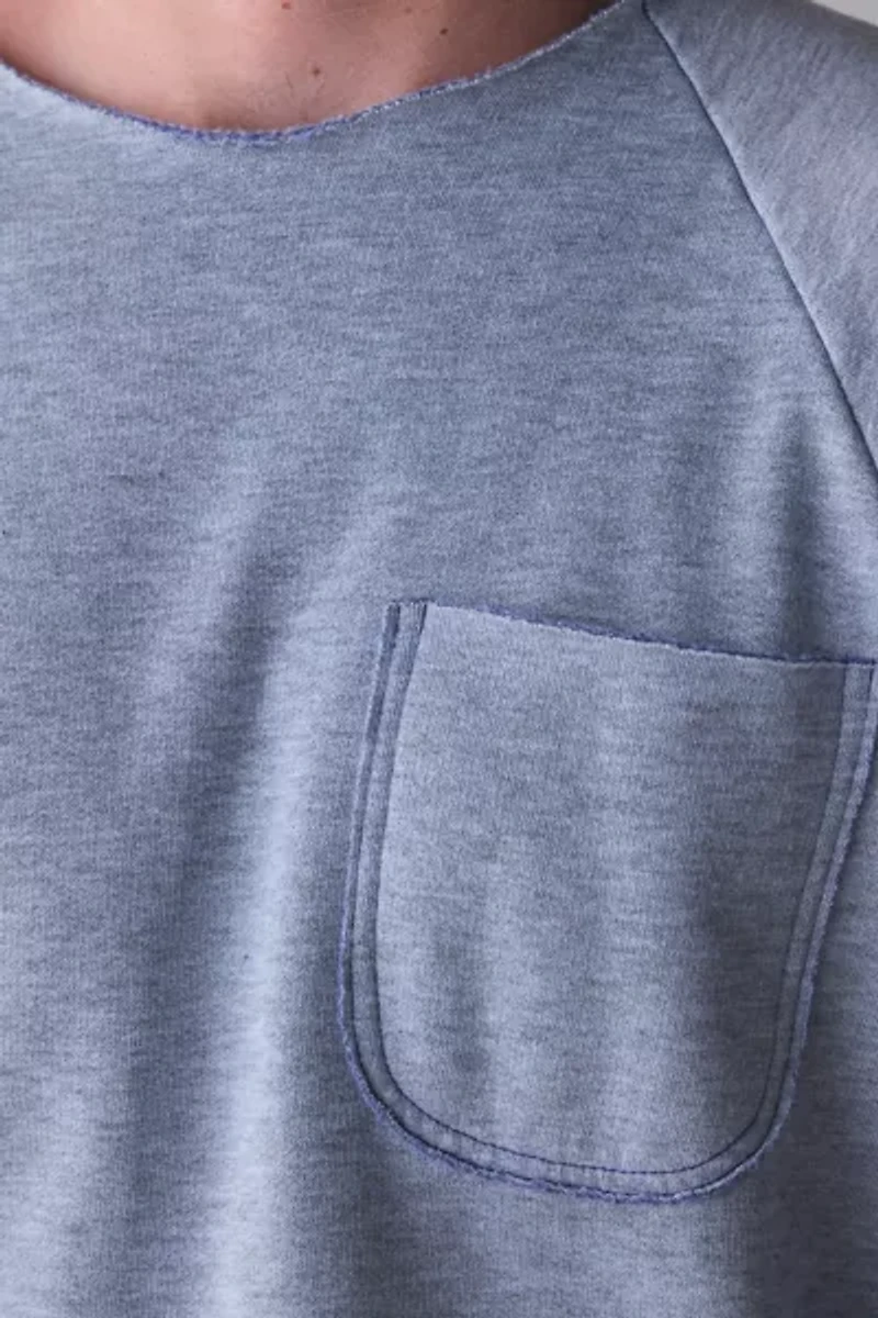 Monitaly Raglan Sleeve Crew Neck Sweatshirt