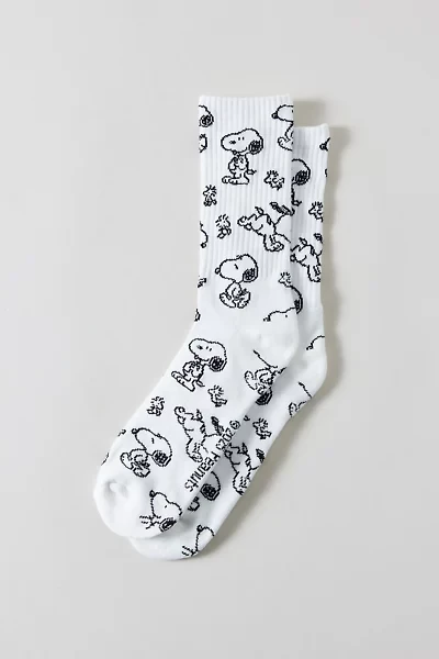 Peanuts Snoopy All Over Print Crew Sock