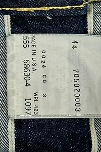 Vintage 1997  Levi’s® Big E 507XX LVC Reissue Selvedge Denim Trucker Jacket