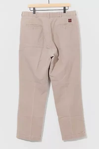 Vintage 1980s Distressed Brown Pleated Trousers