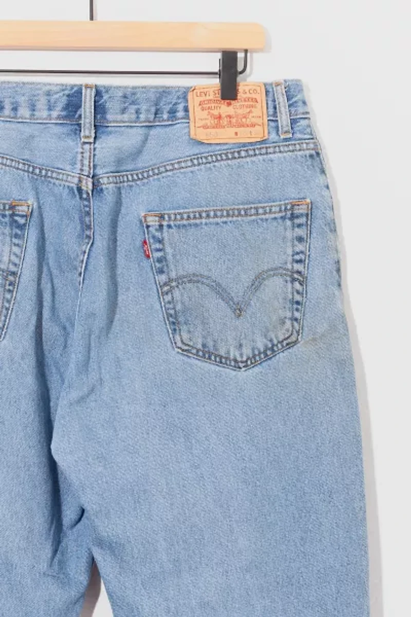 Vintage 1990s Levi’s® Distressed Light Wash Denim Jeans
